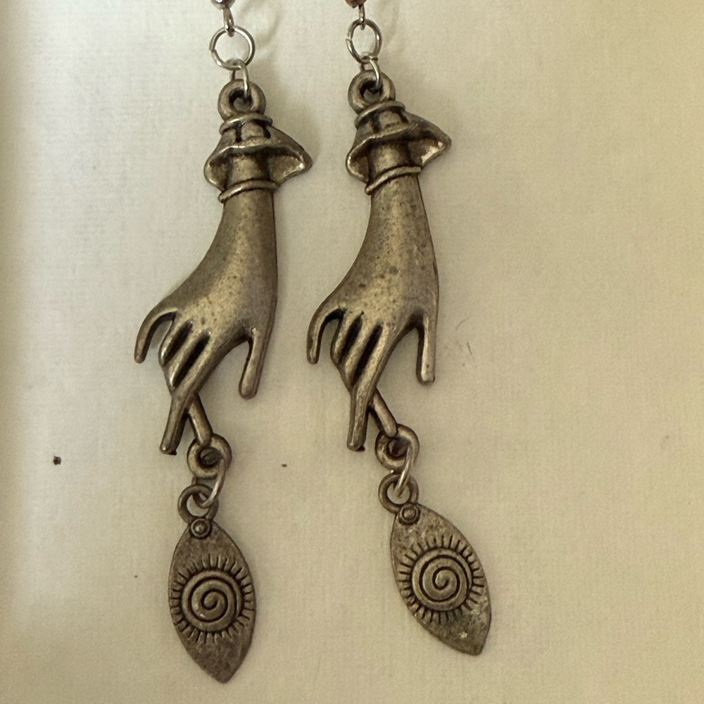 Handmade Victorian Goth Earrings
